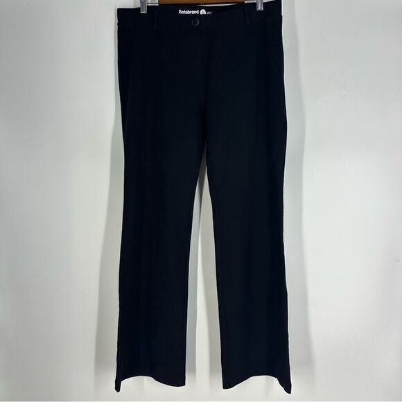 BETABRAND Women’s Classic Bootcut Black Yoga Work Office Pants Sz XL Tall - Picture 1 of 7